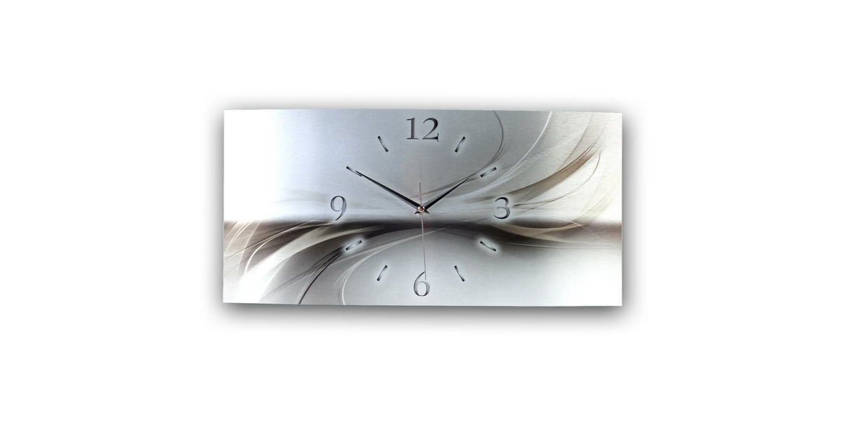 kreative feder wanduhr einstellen