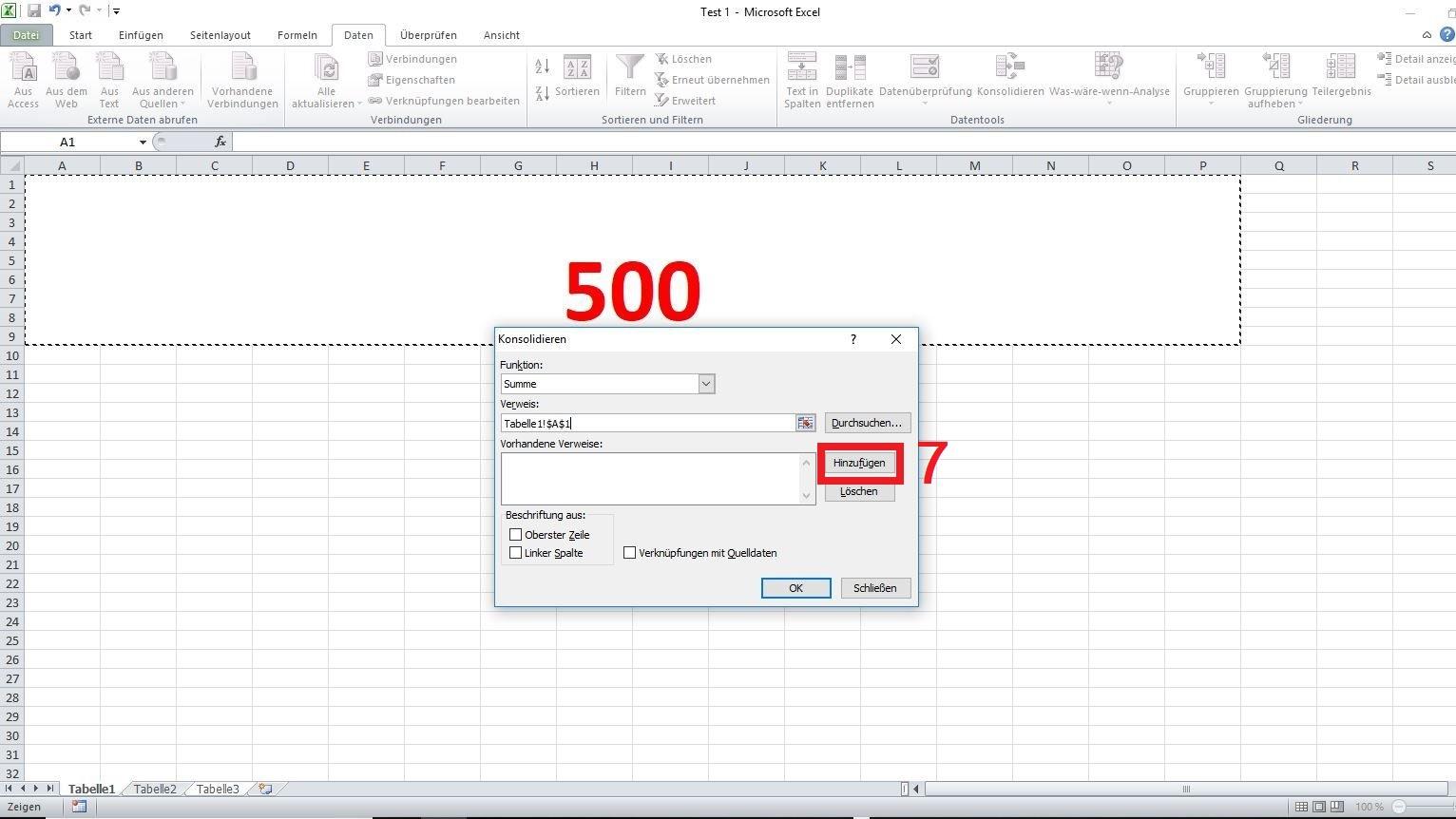 Excel: Tabellenblätter zusammenführen - CHIP