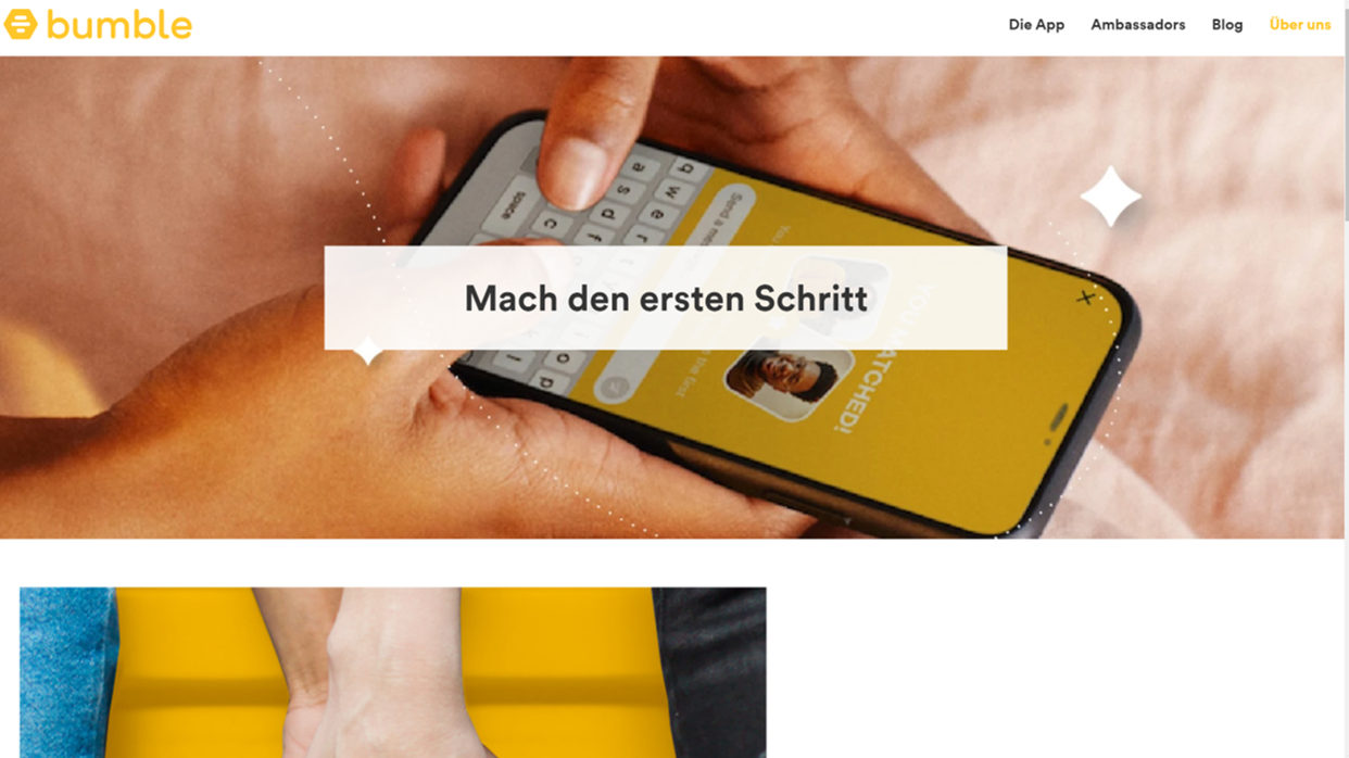 Bumble Screenshot Wird Eine Benachrichtigung Gesendet Chip
