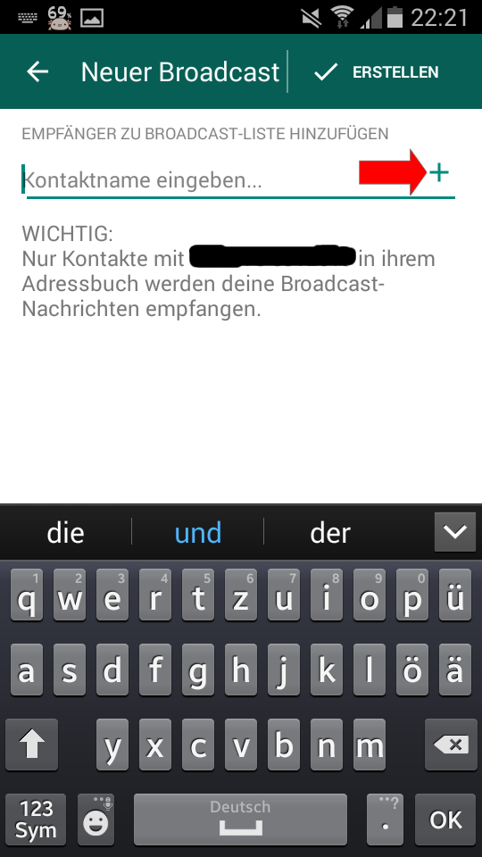 WhatsAppNachricht an alle Kontakte schicken so geht